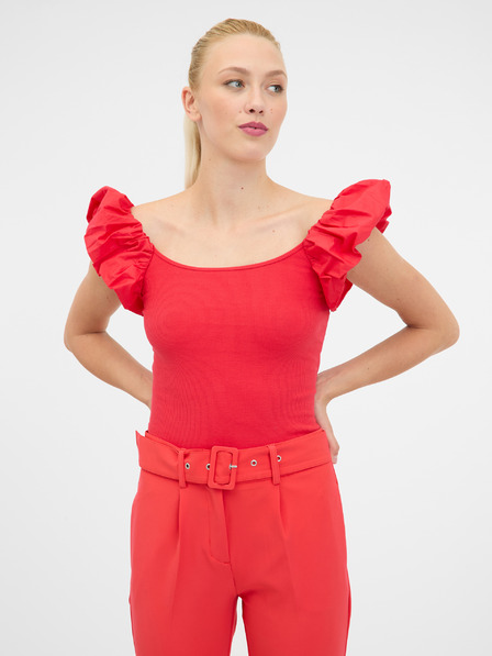 Orsay Crvena ženska majica kratkih rukava ORSAY