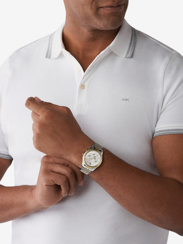 Michael Kors Michael Kors Lexington srebrni zlatni uniseks sat