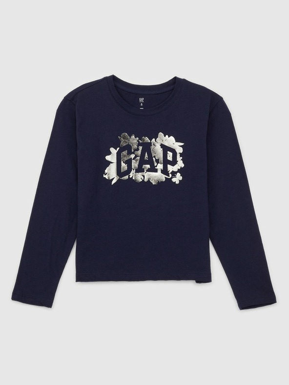 GAP Dječja majica s metalik logom Gap