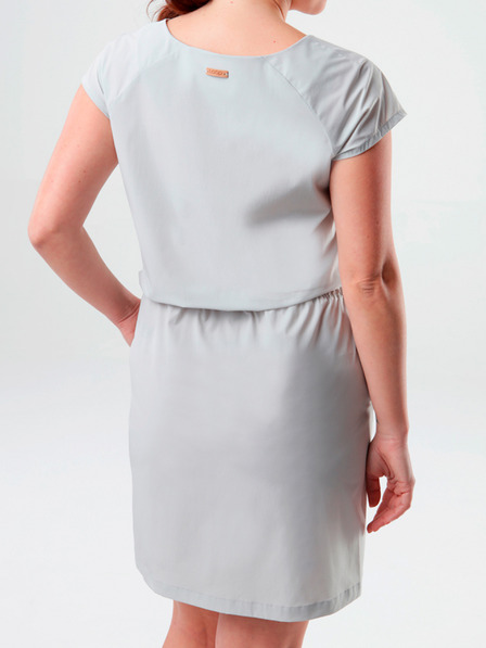 Loap Svijetlo siva haljina s LOAP džepovima