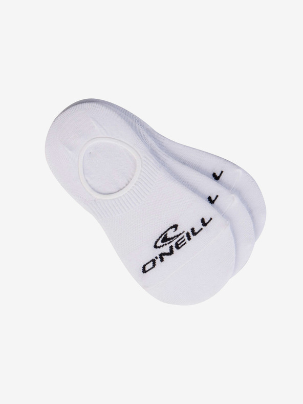 O'Neill Set od tri para unisex čarapa u bijeloj boji O'Neill FOOTIE 3PK