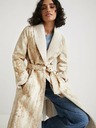 Desigual Bež ženski kaput Desigual Marvelous s uzorkom