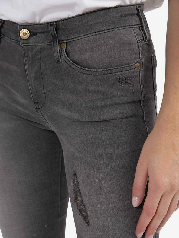 Diesel Diesel Skinzee tamno sive ženske uske traperice