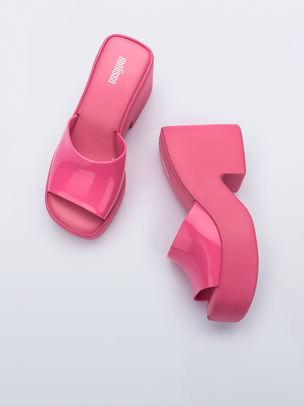 Melissa Ružičaste ženske papuče na petu Melissa Posh