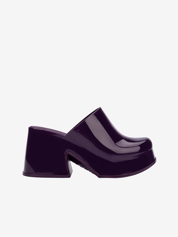 Melissa Ljubičaste ženske papuče na petu Melissa Mia