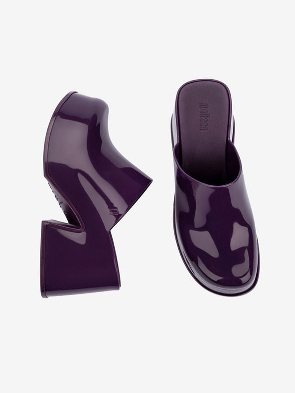 Melissa Ljubičaste ženske papuče na petu Melissa Mia