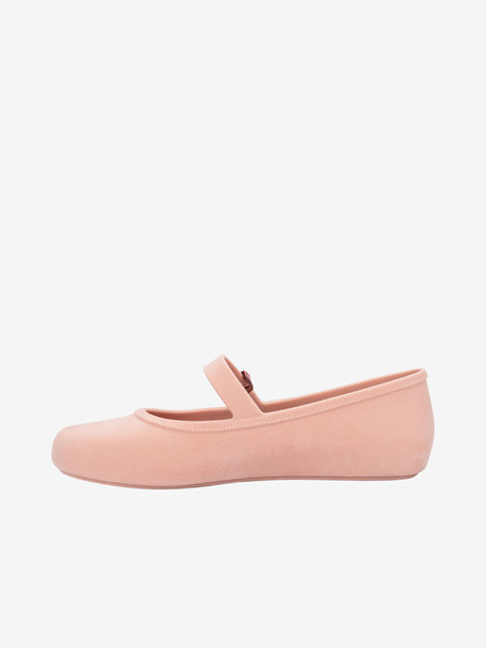 Melissa Svijetlo ružičaste ženske balerinke Melissa Soft Ballerina Velvet