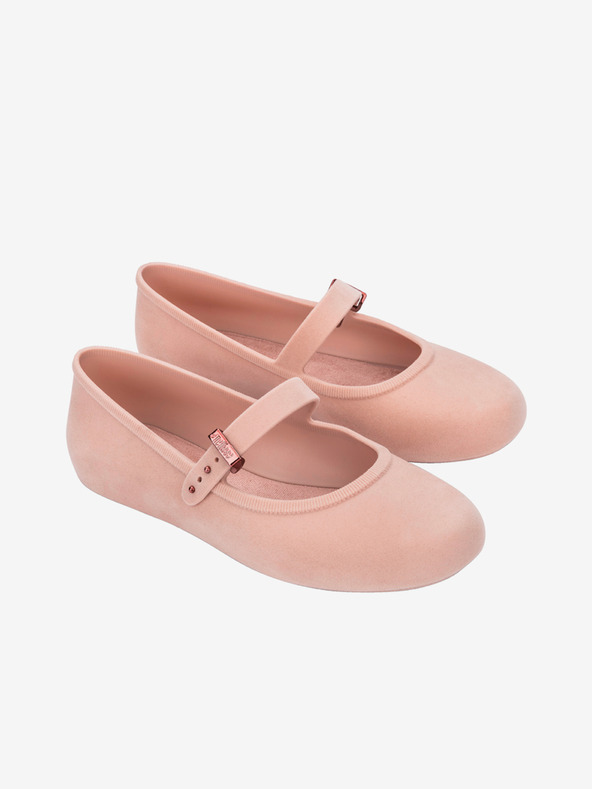 Melissa Svijetlo ružičaste ženske balerinke Melissa Soft Ballerina Velvet