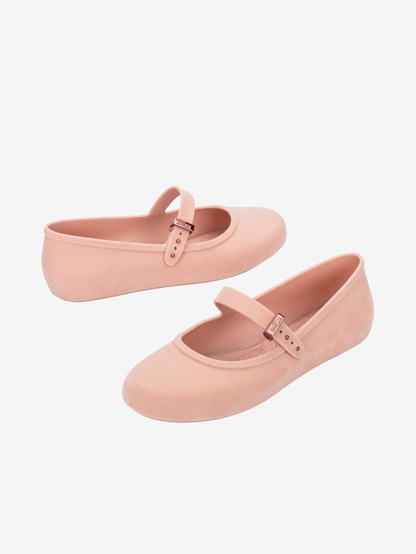 Melissa Svijetlo ružičaste ženske balerinke Melissa Soft Ballerina Velvet