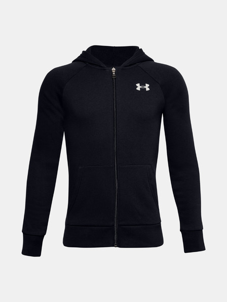 Under Armour Dječja dukserica Under Armour RIVAL COTTON FZ HOODIE