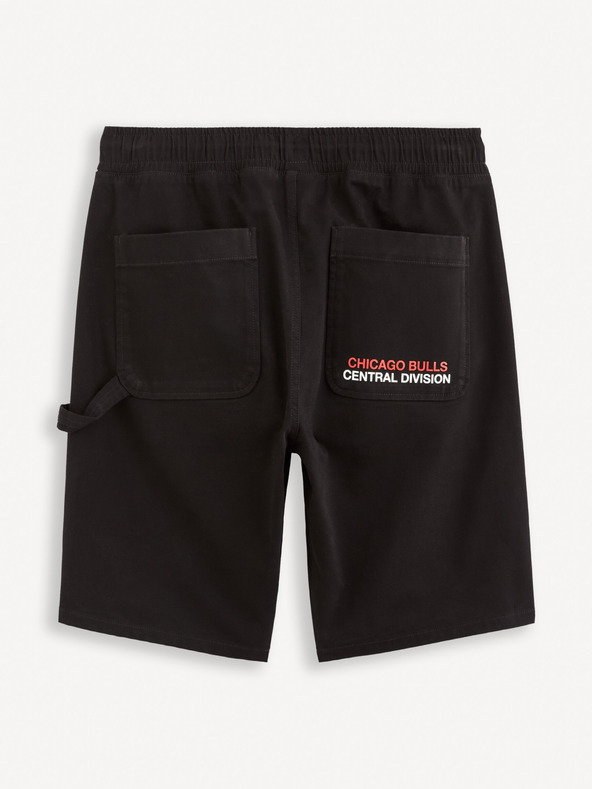 Celio Crne muške kratke hlače Celio NBA Chicago Bulls