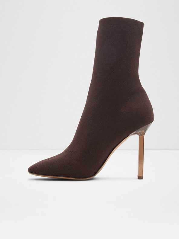 Aldo Smeđe ženske gležnjače na visoku petu ALDO Ovieda