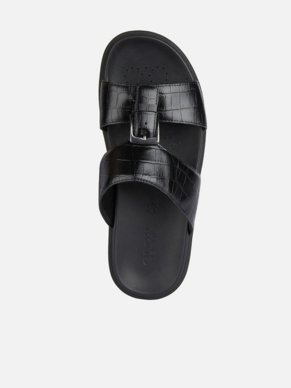 Geox Crne muške papuče Geox Spherica Ec6