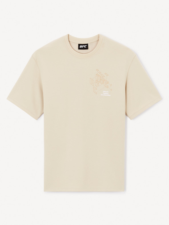 Celio Celio UFC bež muška majica