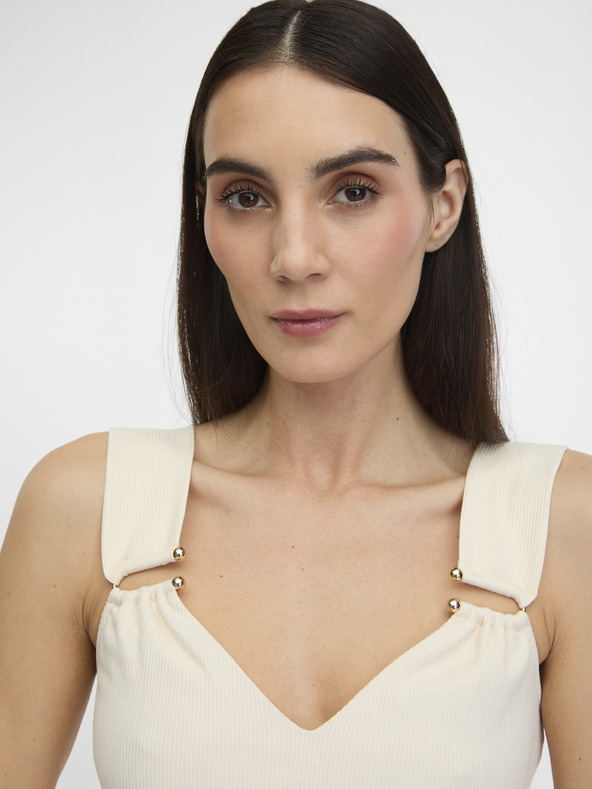 Orsay Krem ženska majica bez rukava ORSAY