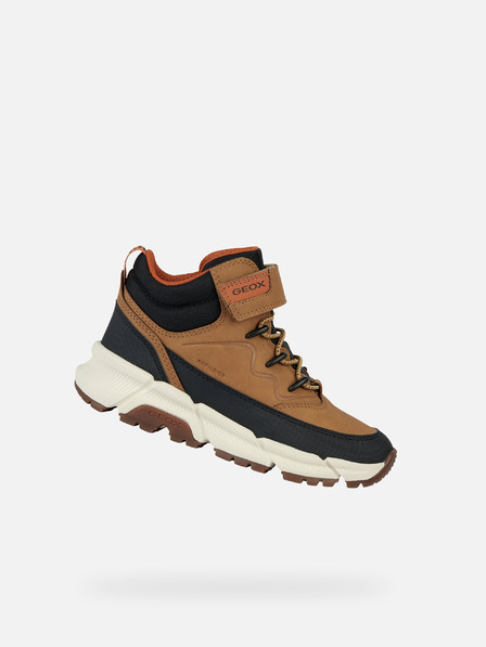 Geox Žuta dječja gležnjača Geox Flexyper Plus Boy