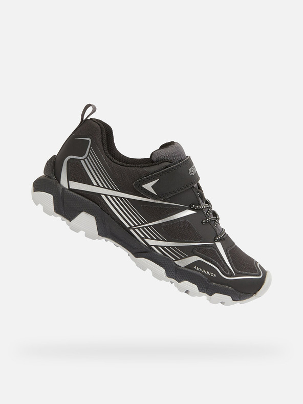 Geox Crne Geox Magnetar B Abx tenisice za dječake