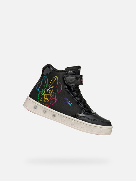 Geox Black Skylin Girl gležnjače za djevojčice