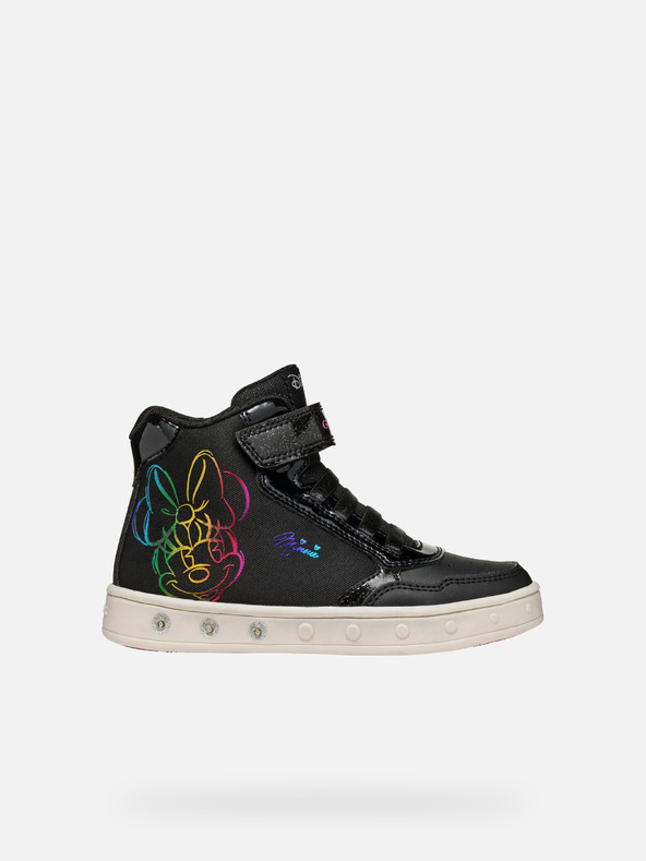 Geox Black Skylin Girl gležnjače za djevojčice
