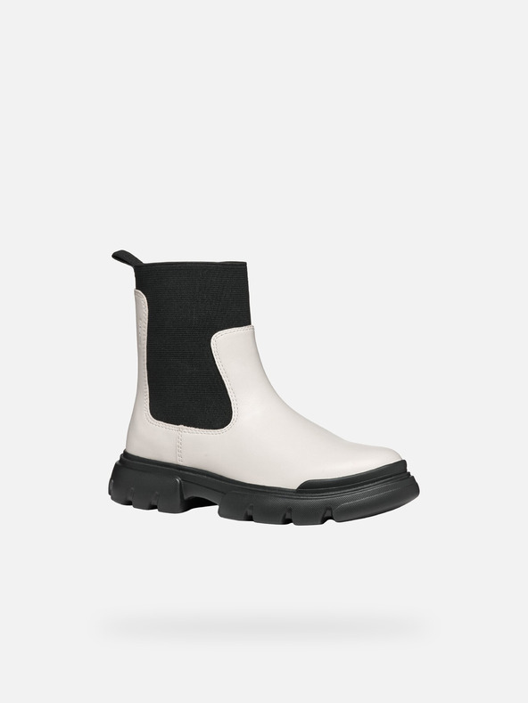 Geox Geox Junette Girl krem ​​gležnjače za djevojčice