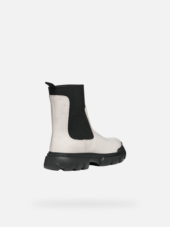 Geox Geox Junette Girl krem ​​gležnjače za djevojčice