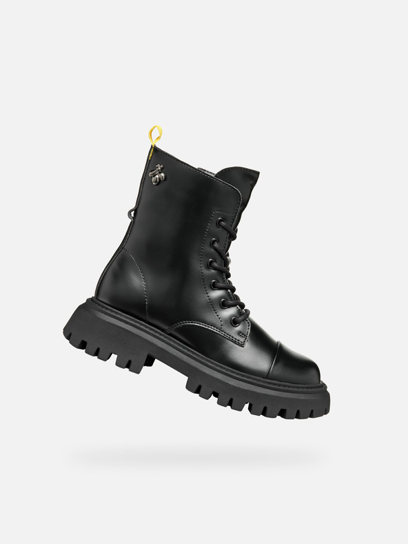 Geox Geox Maquinnerns Gležnjače za djevojčice u crnoj boji