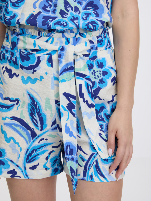 Orsay Svijetloplave ženske kratke hlače s uzorkom ORSAY