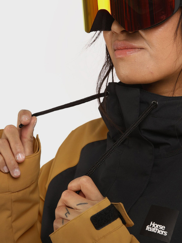 Horsefeathers Jakna Mija - crna/smreka žuta veličina L HORSEFEATHERS