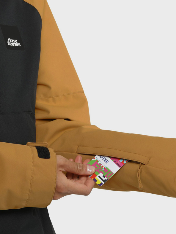 Horsefeathers Jakna Mija - crna/smreka žuta veličina L HORSEFEATHERS