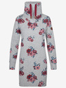 Loap Svijetlo siva ženska cvjetna haljina LOAP Ebuna