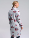 Loap Svijetlo siva ženska cvjetna haljina LOAP Ebuna