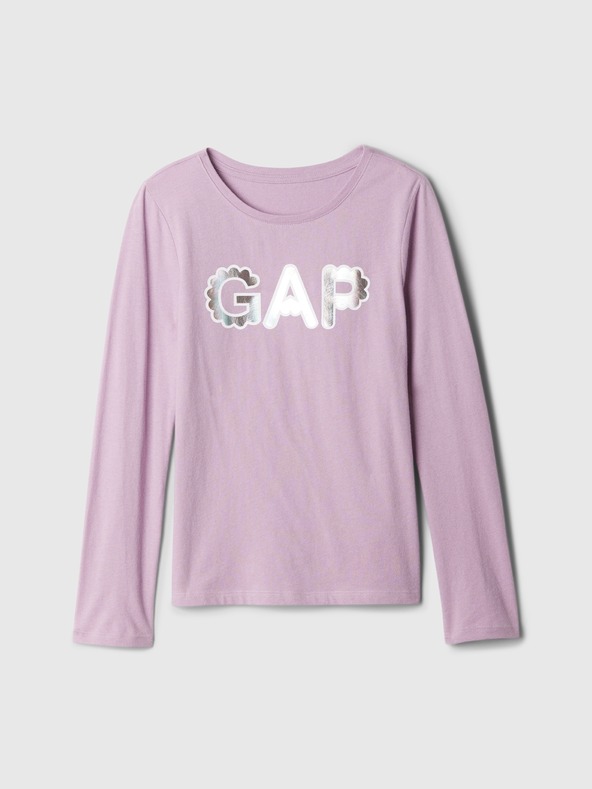 GAP Dječja majica s metalik logom Gap