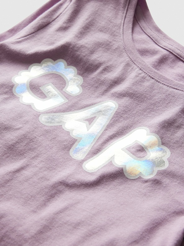 GAP Dječja majica s metalik logom Gap