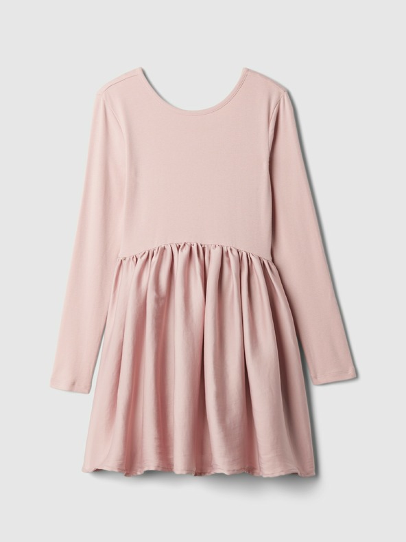 GAP Dječja haljina sa satenskom suknjom GAP