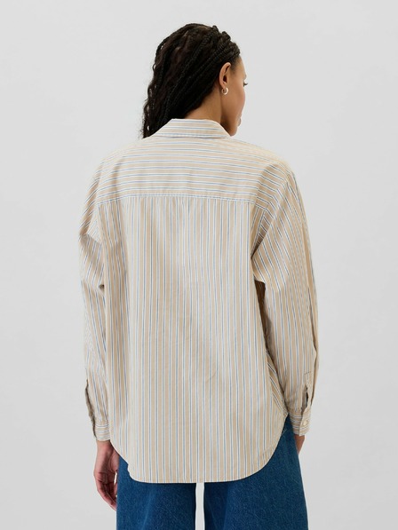 GAP Prugasta oversize košulja Poplin Big Shirt GAP
