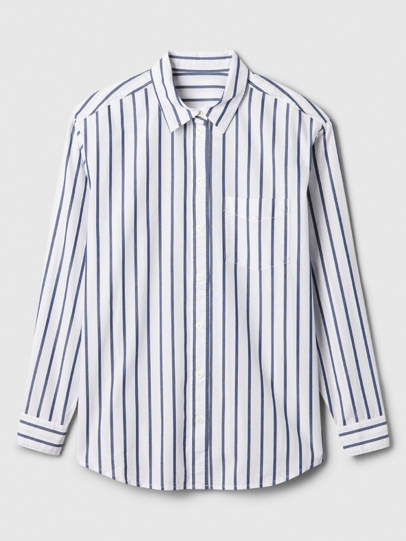 GAP Prugasta oversize košulja Poplin Big Shirt GAP