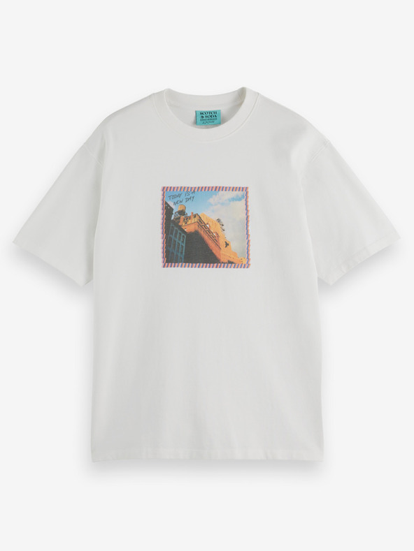 Scotch & Soda Scotch & Soda x Joe Jonas bijela muška majica