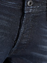 Jack & Jones Tamnoplave slim fit traperice s otrcanim efektom Jack & Jones Glenn