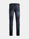 Jack & Jones Tamnoplave slim fit traperice s otrcanim efektom Jack & Jones Glenn