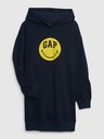 GAP Dječje mikinaste haljine Gap × SmileyWorld® GAP