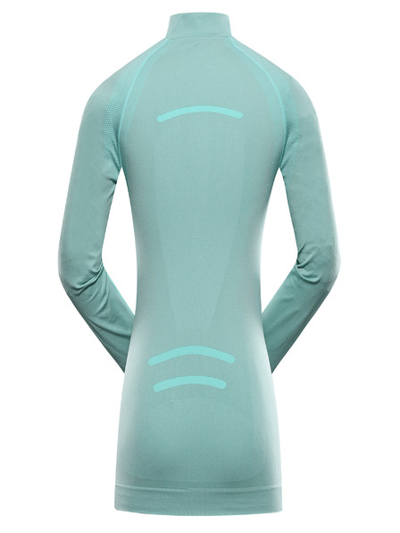 ALPINE PRO Zeleno žensko funkcionalno donje rublje - Alpine Pro Seama majica