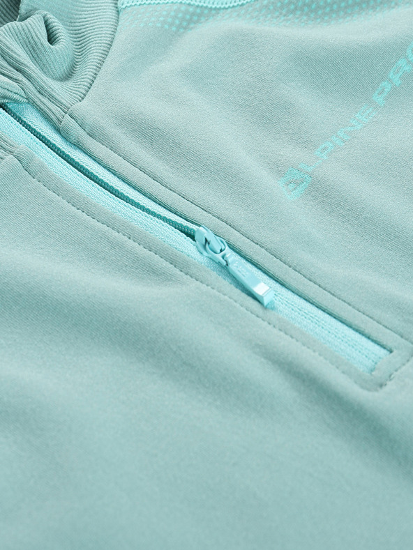 ALPINE PRO Zeleno žensko funkcionalno donje rublje - Alpine Pro Seama majica