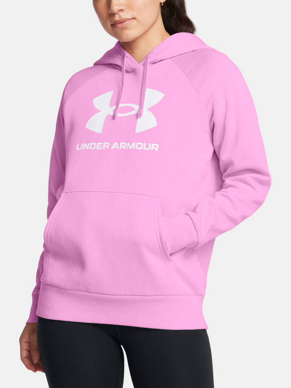 Under Armour Ženska majica s kapuljačom Under Armour UA Rival Fleece s velikim logotipom Hdy