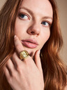Fossil Ženski četvrtasti prsten za sat Fossil Raquel Watch Ring