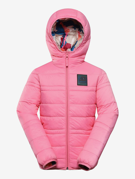 ALPINE PRO Dječja reverzibilna jakna hi-therm ALPINE PRO DOUWO roza