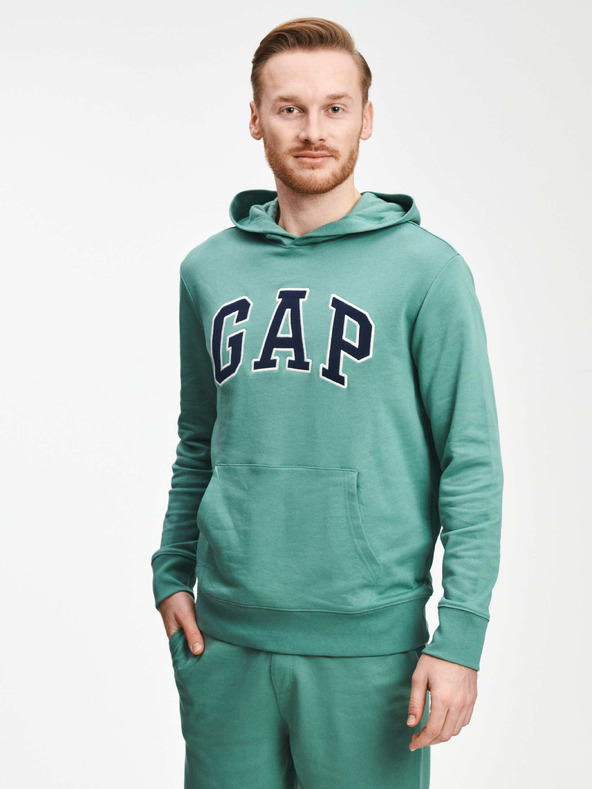 GAP Dukserica s logom Gap i kapuljačom GAP