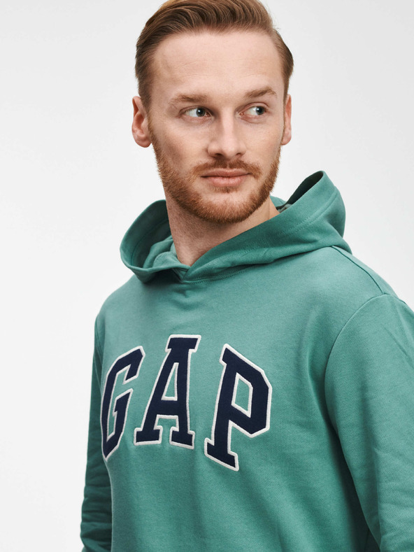 GAP Dukserica s logom Gap i kapuljačom GAP