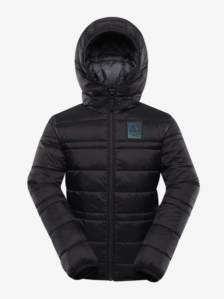 ALPINE PRO Dječja reverzibilna jakna hi-therm ALPINE PRO DOUWO crna