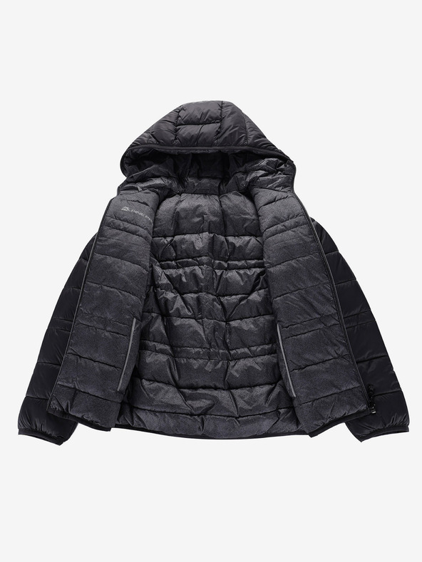 ALPINE PRO Dječja reverzibilna jakna hi-therm ALPINE PRO DOUWO crna