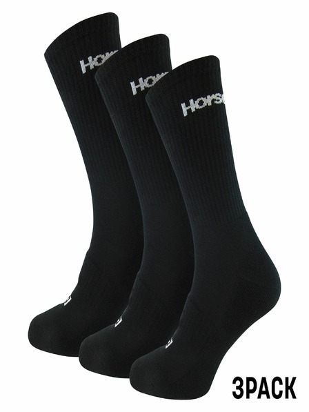 Horsefeathers Čarape Delete Premium 3Pack - crne veličine 11 - 13 HORSEFEATHERS